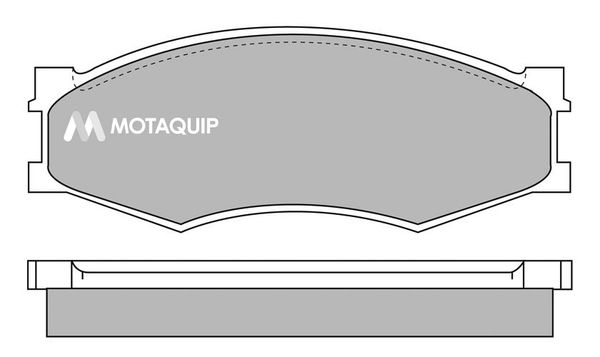MOTAQUIP stabdžių trinkelių rinkinys, diskinis stabdys LVXL900