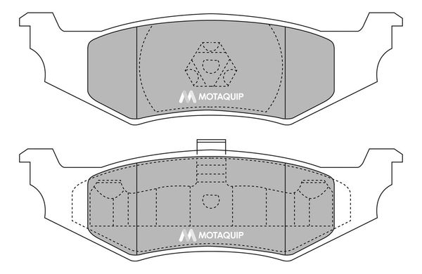 MOTAQUIP Комплект тормозных колодок, дисковый тормоз LVXL990