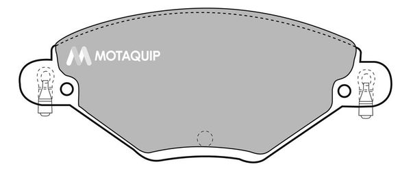 MOTAQUIP stabdžių trinkelių rinkinys, diskinis stabdys LVXL992