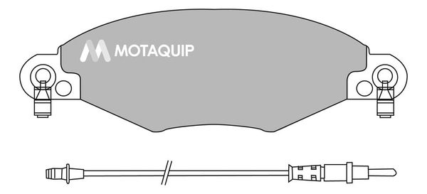 MOTAQUIP Комплект тормозных колодок, дисковый тормоз LVXL993