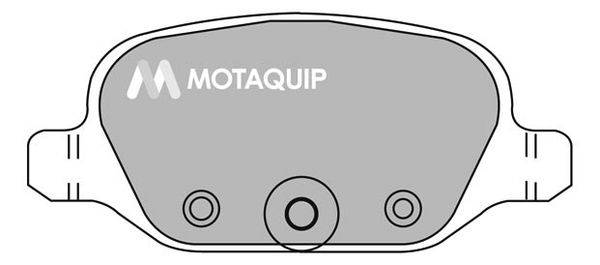 MOTAQUIP stabdžių trinkelių rinkinys, diskinis stabdys LVXL995