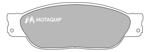 MOTAQUIP stabdžių trinkelių rinkinys, diskinis stabdys LVXL999
