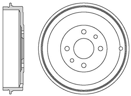 MOTAQUIP Тормозной барабан VBD40