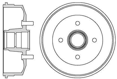 MOTAQUIP stabdžių būgnas VBD670