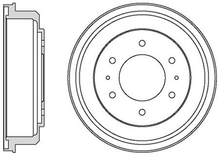 MOTAQUIP Тормозной барабан VBE638