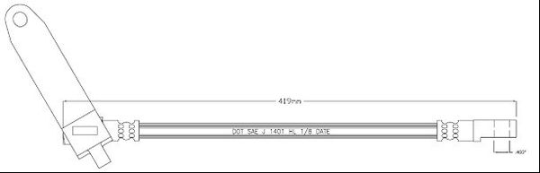 MOTAQUIP Тормозной шланг VBH1226