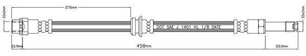 MOTAQUIP Тормозной шланг VBJ311