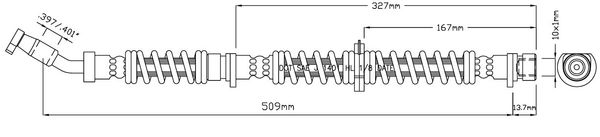 MOTAQUIP Тормозной шланг VBJ315