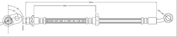 MOTAQUIP Тормозной шланг VBJ515