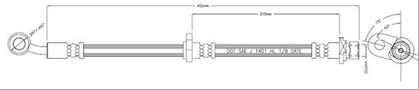 MOTAQUIP Тормозной шланг VBJ528