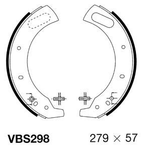 MOTAQUIP stabdžių trinkelių komplektas VBS298