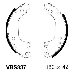 MOTAQUIP Комплект тормозных колодок VBS337