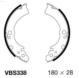 MOTAQUIP stabdžių trinkelių komplektas VBS338