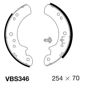 MOTAQUIP Комплект тормозных колодок VBS346