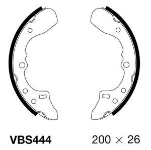 MOTAQUIP Комплект тормозных колодок VBS444