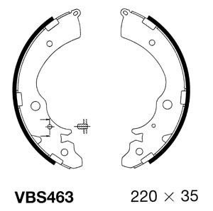 MOTAQUIP stabdžių trinkelių komplektas VBS463