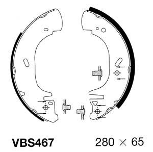 MOTAQUIP stabdžių trinkelių komplektas VBS467