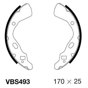 MOTAQUIP stabdžių trinkelių komplektas VBS493