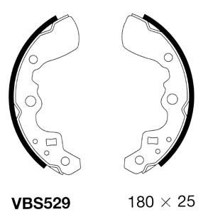 MOTAQUIP Комплект тормозных колодок VBS529