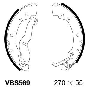 MOTAQUIP stabdžių trinkelių komplektas VBS569