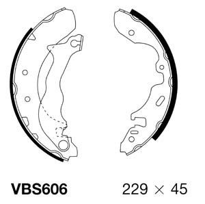 MOTAQUIP stabdžių trinkelių komplektas VBS606