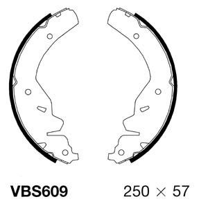 MOTAQUIP stabdžių trinkelių komplektas VBS609