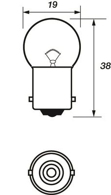 MOTAQUIP lemputė, bagažinės vidaus lemputė VBU207