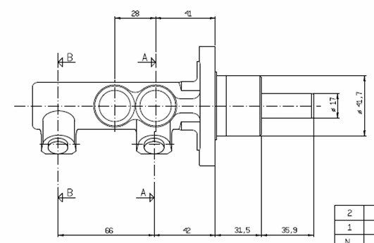 MOTAQUIP Главный тормозной цилиндр VMC189