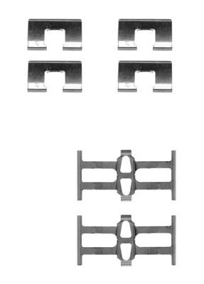 MOTAQUIP Комплектующие, колодки дискового тормоза VMK892