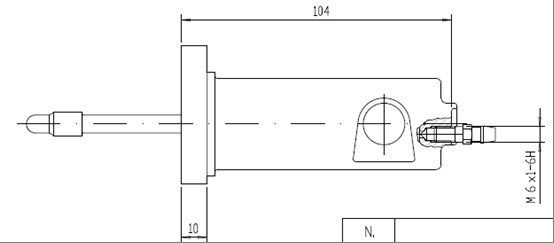 MOTAQUIP darbinis cilindras, sankaba VSC111