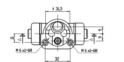 MOTAQUIP Колесный тормозной цилиндр VWC251