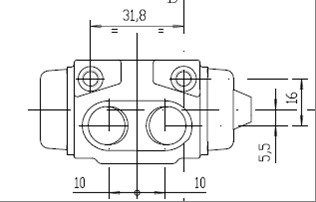 MOTAQUIP rato stabdžių cilindras VWC284