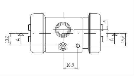 MOTAQUIP rato stabdžių cilindras VWC479