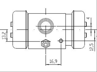 MOTAQUIP rato stabdžių cilindras VWC490