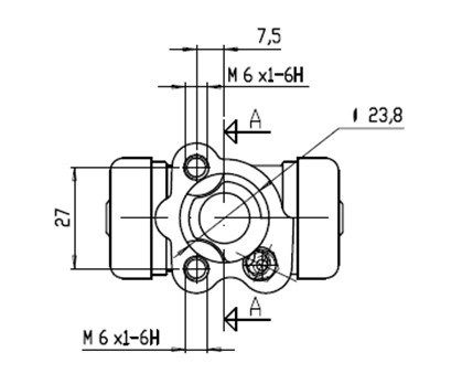 MOTAQUIP rato stabdžių cilindras VWC509