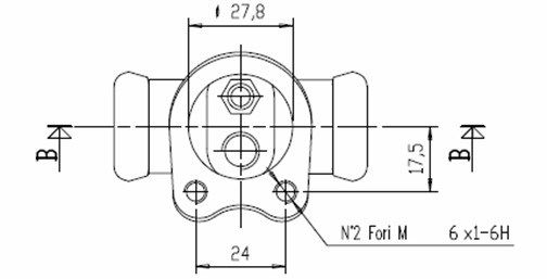 MOTAQUIP Колесный тормозной цилиндр VWC515