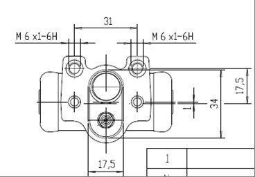 MOTAQUIP Колесный тормозной цилиндр VWC581