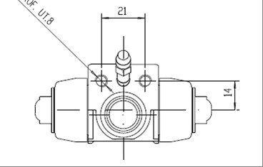 MOTAQUIP Колесный тормозной цилиндр VWC675