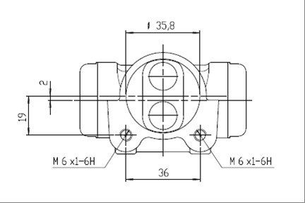 MOTAQUIP Колесный тормозной цилиндр VWC777