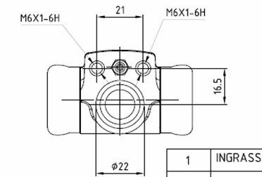 MOTAQUIP Колесный тормозной цилиндр VWC817