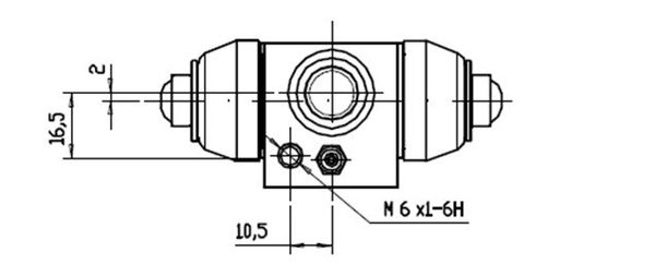 MOTAQUIP rato stabdžių cilindras VWC821