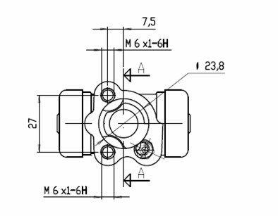 MOTAQUIP Колесный тормозной цилиндр VWC866