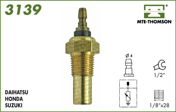 MTE-THOMSON Датчик, температура охлаждающей жидкости 3139