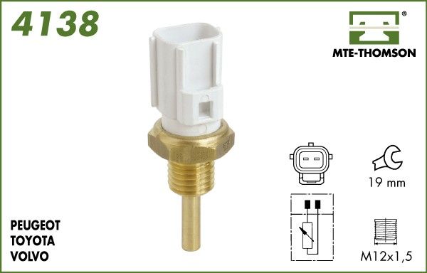 MTE-THOMSON siuntimo blokas, aušinimo skysčio temperatūra 4138