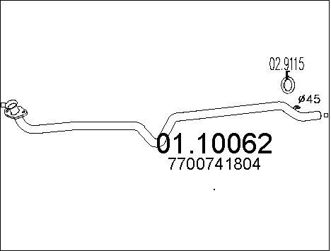 MTS išleidimo kolektorius 01.10062