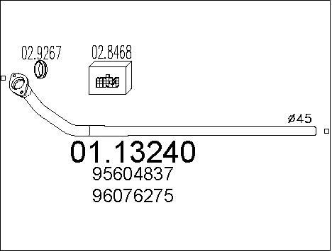 MTS išleidimo kolektorius 01.13240