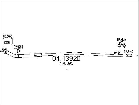 MTS išleidimo kolektorius 01.13920