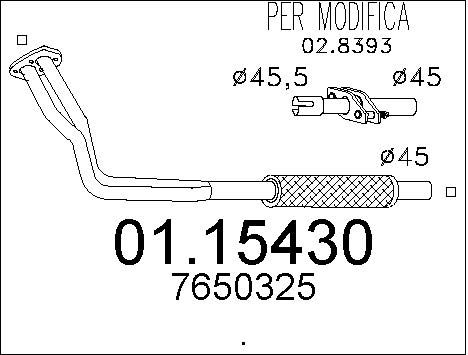 MTS išleidimo kolektorius 01.15430