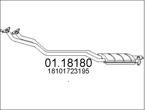 MTS išleidimo kolektorius 01.18180