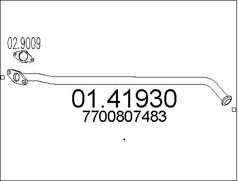 MTS išleidimo kolektorius 01.41930